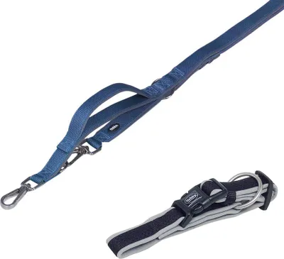 Produktbild von Hundehalsband und Leine Set Größe L-XL