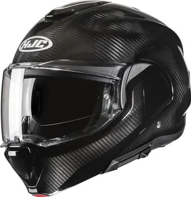 Produktbild von HJC F100 Carbon Schwarz Klapphelm XL