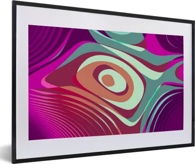 Produktbild von MuchoWow® MuchoWow® Gerahmtes Poster Abstrakter Hintergrund 60x40 cm - Poster mit zchwarzem Bilderrahmen - Schlafzimmer - Plakat in Rahmen - Drucken