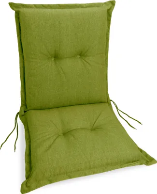 Produktbild von sunnypillow 1 Stück Gartenstuhlauflage Niedriglehner 100 x 50 x 9 cm  Auflage Polsterauflagen Indoor / Outdoor Stuhlauflage Stuhlkissen  Grün