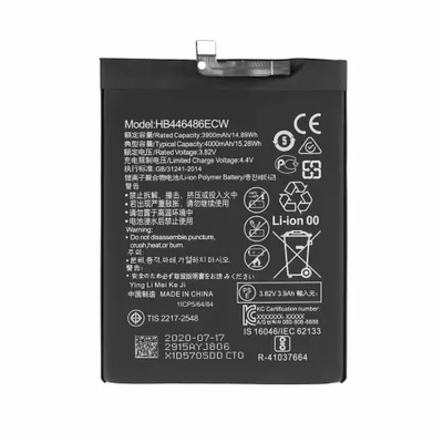 Produktbild von Original Akku für Huawei P Smart Z Honor 9X P20 Lite 2019 3400mAh HB446486ECW