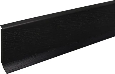Produktbild von FN Neuhofer Kernsockelleiste 250 cm 60 x 14 mm schwarz