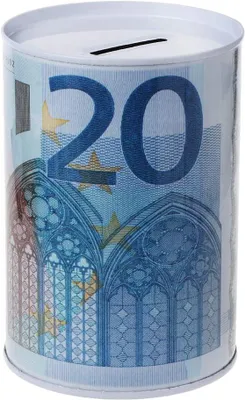 Imagen del producto de Cilindro metálico de Spardose, 20 cm, para monedas y decoración