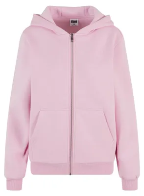 Produktbild von Urban Classics - Hoodie mit durchgehendem Reißverschluss für Damen TN1640 (M) (Hellrosa)