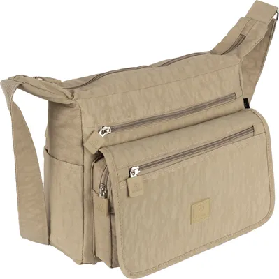 Produktbild von Damen Tasche Schultertasche Umhängetasche Crossover Bag Shopper (270)  BEIGE