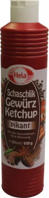 Produktbild von HELA Gewürz Ketchup Schaschlik pikant (800ml)