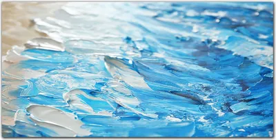 Produktbild von Coloray Küchenrückwand 100x50 Spritzschutz aus Glas - Küste