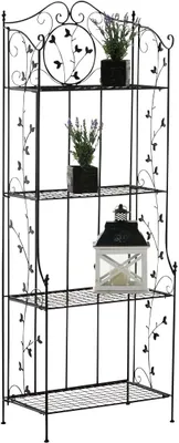 Produktbild von CLP Standregal Arona schwarz