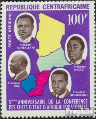 Produktbild von Briefmarken Zentralafrikanische Republik 1964 Mi 58 (kompl.Ausg.) postfrisch Staatsoberhäupte