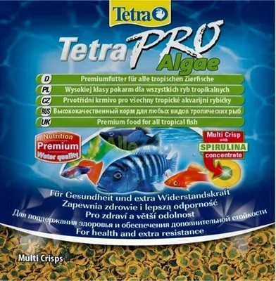 Produktbild von Tetra PRO Algen Multi-Crisps 12g - Nahrungsmittel zur Stärkung des Immunsystems für Fische Tetra