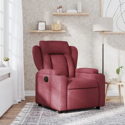 Obrázok produktu pre vidaXL Relaxačné kreslo Víno červená látka