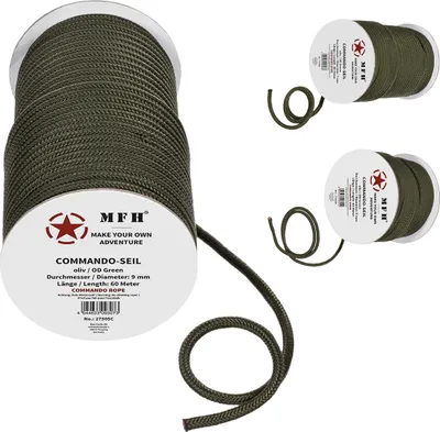 Obrázok produktu pre Lano MFH, 60 metrov, olivové