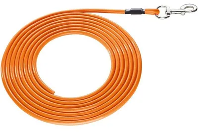 Image de Laisse à pister / laisse de recherche Hunter Convenience Round Ø8mm 5m orange