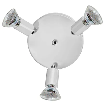 Produktbild von EGLO MINI Spot, Schienenlichtschranke, GU10, 3 Glühbirne(n), LED, 3000 K, Silber