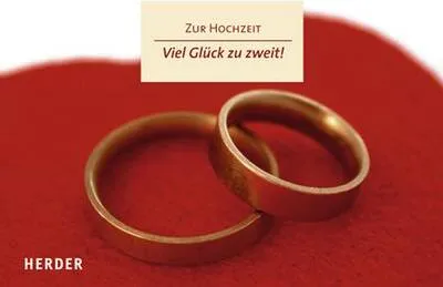 Immagine prodotto di Zur Hochzeit, Viel Glück zu zweit!, Geschenkheft m. Umschlag