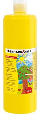 Image de EBERHARD FABER 578907 EBERHARD FABER Peinture au doigt EFA Color, kadminumgelb, 750 ml