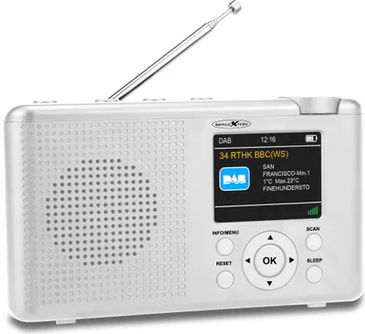 Produktbild von Reflexion TRA23DAB/WH Tischradio DAB+, DAB, UKW DAB+, UKW wiederaufladbar Weiß (Reflexion TRA23DAB/WH)