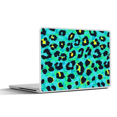 Produktbild von MuchoWow® Laptop Aufkleber Sticker Cover Panther Druck - Neon - Tiere - Design 30x22 cm - Laptop-Sticker