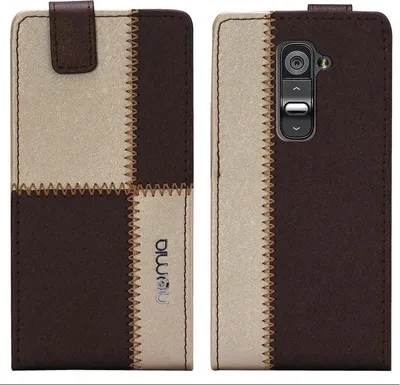 Produktbild von LG G2 (D802) numia Flipstyle Braun-Beige