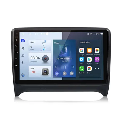 Obrázok produktu pre 9Zoll 1+32G carplay WIFI Android13 autorádio GPS Navi DAB DSP SWC für AUDI TT MK2 2006-2014 4Core 2DIN FM