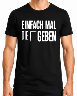 Immagine prodotto di T-shirt da uomo, nero, taglia S, con scritta divertente e sarcastica