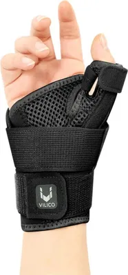 Produktbild von Handgelenkbandage mit Stabilisierung, beidseitig tragbar für Büro, Alltag & Training – Kompression & Stabilität