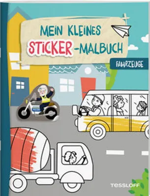 Obrázek produktu pro Mein kleines Sticker-Malbuch. Fahrzeuge