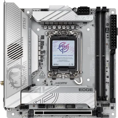 Zdjęcie produktu dla MSI MPG Z890I EDGE TI WIFI, Intel, LGA 1851 (Socket V1), Intel Core Ultra (Series 2), LGA 1851, 128 GB, DDR5-SDRAM