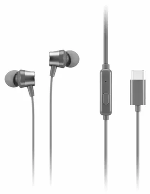 Zdjęcie produktu dla Słuchawki z mikrofonem Lenovo GXD1J77353 Szare