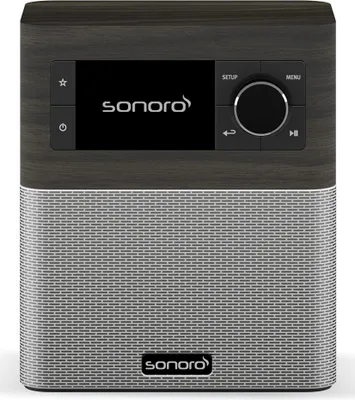 Produktbild von Sonoro STREAM, Internet, DAB, DAB+, FM, TFT, 6,1 cm (2.4"), 802.11a, 802.11b, 802.11g, Wi-Fi 4 (802.11n), Schwarz, Silber