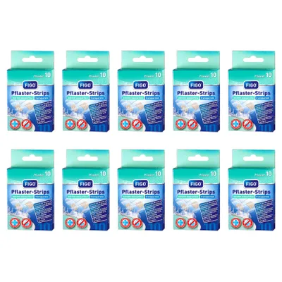 Produktbild von 100 Pflaster in 2 Größen, extrem wasserfest, transparent, Finger Verband, Wundpflaster