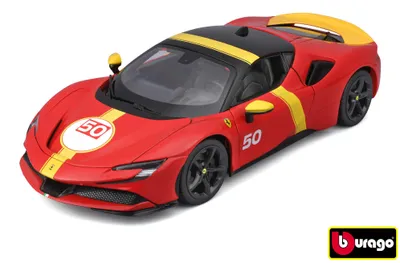 Image de Bburago 1:18 Ferrari Sf90 Stradale Asseto Fiorano - Rouge