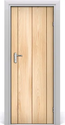 Produktbild von Tulup Türaufkleber 75x205 cm Dekorative Aufkleber Selbstklebend Wasserdichte Tapete Abnehmbar Schlafzimmer Wohnzimmer Wohnkultur - Holzuntergrund