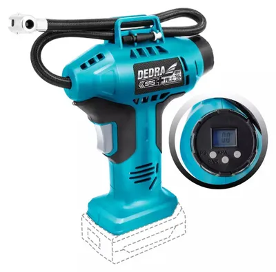 Produktbild von Kabellose 18-V-Luftpumpe mit LCD-Manometer