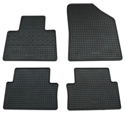 Gummifußmatten Set 4-teilig für Citroen C5 (2008-), schwarz