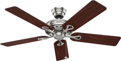 Obrázek produktu pro Stropní ventilátor se stahovacím řetízkem Savoy 132 cm kartáčovaný nikl