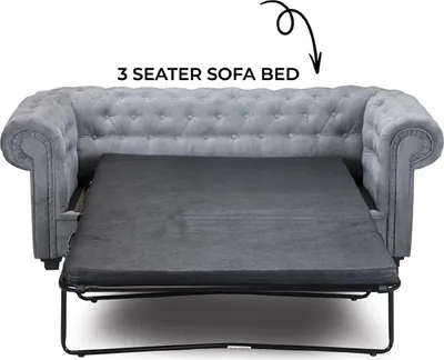 Immagine prodotto di Divano Chesterfield con funzione di letto Letto pieghevole bengala Divano letto