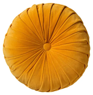 Produktbild von Dutch Decor Dekokissen Kaja Ø40 cm Gelb