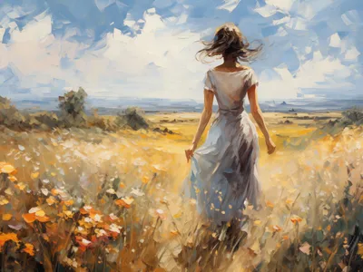 Produktbild von Poster 80x60cm Sommerbrise