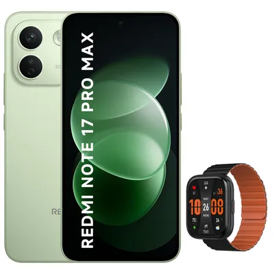 Produktbild von Xiaomi Redmi note 17 pro max- Smartphone - 8/512 GB - Grün mit Smartwatch