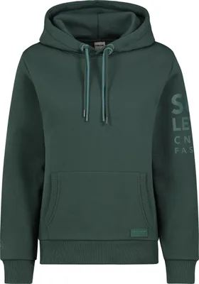 Produktbild von Sublevel Hoodie Kapuzenpullover mit Kängurutasche und Textprint Größe: M