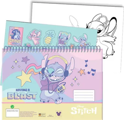 Productafbeelding van Disney Lilo & Stitch, notitieboekje A4, spiraalgebonden