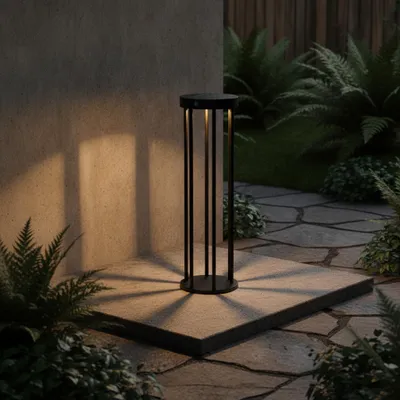 Productafbeelding van Solar tuinlamp Aigo antraciet 50cm, AI-gegenereerde afbeelding
