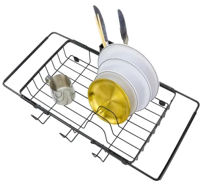 Obrázek produktu pro Výsuvný držák na nádobí, který se umisťuje nad umyvadlo