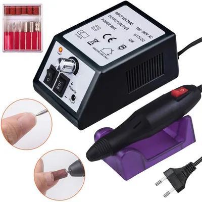 Produktbild von Nagelfräser Elektrische, Elektrische Nagelfeile Maniküre Set, Nagelfeile Elektrisch, für Acrylnägel Gelnägel Kallus Entfernen