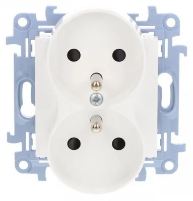 Produktbild von Kontakt-Simon CGZ2MZ.01/11, Weiß, Kunststoff, IP20, 250 V, 77 mm, 46 mm