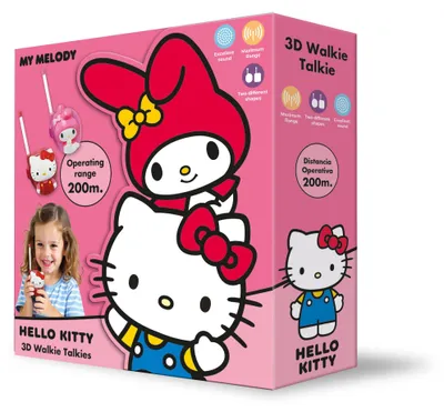 Obrázok produktu pre Walkie Talkie Hello Kitty 3D HK50203