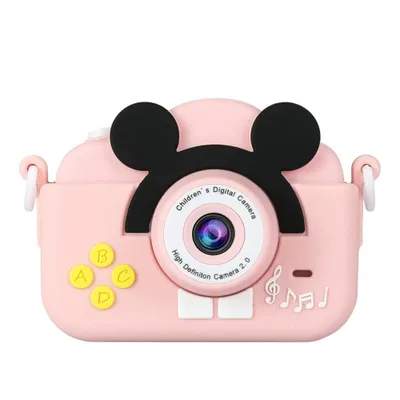 Produktbild von Kamera, Kinderkamera, Digital, Doppelkamera, Mini, HD-Kamera, Rosa