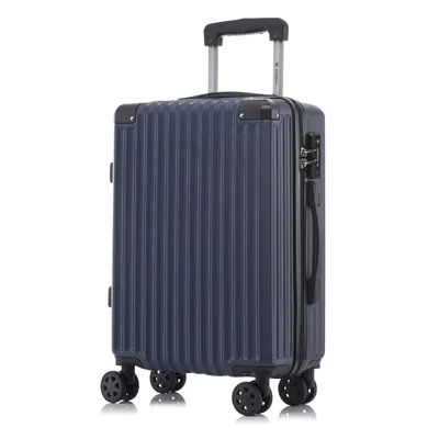 Produktbild von yonsly Premium Reisekoffer TSA-Schloss,YKK-Reißverschluss Hartschalen-Koffer Trolley Kabinenkoffer Rollkoffer Suitcase Handgepäck (Dunkelblau,XL)