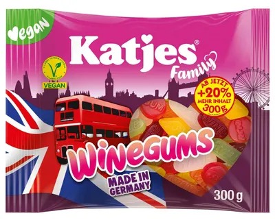 Produktbild von Katjes Family Winegums 300g
